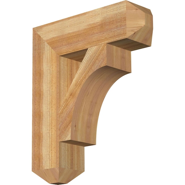 Ekena Millwork Westlake Craftsman Rough Sawn Bracket, Western Red Cedar, 6"W x 22"D x 26"H BKT06X22X26WTL04RWR - main